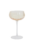 Ripple Cocktail Glass - Amber