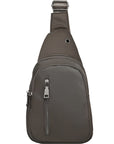 Boyd nylon sling bag in chocolate by Louenhide