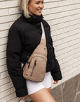 Boyd Nylon Sling Bag - Mocha