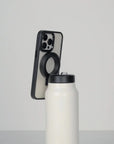sipRISE Bottle + Phone Holder - White | 720ml