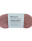 Ruthspatch Linen Sleep Mask - Coral