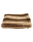 Faux Fur Throw by Le Forge - Mocha
