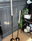 Forged Organic Style Candlestick - Tall | Dk Bronze