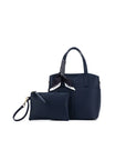 Amelie 2 Piece Top Handle Bag - Deep Navy