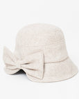 Bow Cloche Hat | Oatmeal by Antler