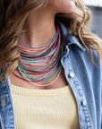 Necklace - Multi Strand | Coloured