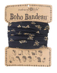 Bandeau - Black + White Floral