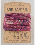 Bandeau - Mauve Tossed