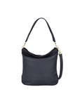 Leather Shoulder Bag - Cecilia | Navy