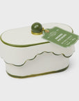 Cherie Ceramic Dish Candle - Smoked Pistachio