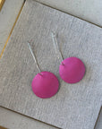 Earrings - Comet Drops love fool Neon Pink