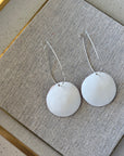 Earrings - Comet Drops love fool white