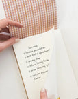 Notepad Jotter - Primrose Gingham