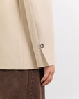 Diploma Two Button Vent Sleeve Blazer - Taupe