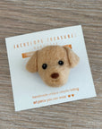 Felt Dog Brooches