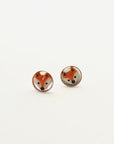 Sterling Silver Enamel Earrings - Assorted