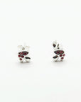Sterling Silver Enamel Earrings - Assorted