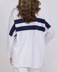 Stella + Gemma Long Sleeve Top - Orlando | Navy White