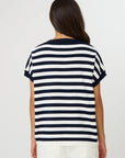 Stella + Gemma Gwen Tee - Milk/Midnight