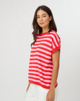 Stella + Gemma Gwen Tee - Pink | Red