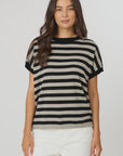 Stella + Gemma Gwen Tee - Sage| Black