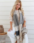 Scarf - Natural Check