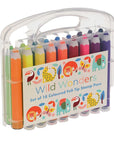 Felt Tip Stamp Pens - Wild Wonders (set of 18)