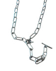 Chain Necklace - Fob | Silver