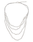 silver bead necklace