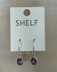 Sterling Silver Earrings - Gemstones on Hook