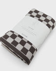 Hair Towel Mini - Chocolate | Chequer