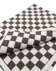 Hair Towel Mini - Chocolate | Chequer