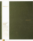 Heirloom Recipe Book Journal - Basil Green