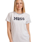 Moss Bee Tee Grey Marle