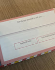 Letters to my mum keepsake book