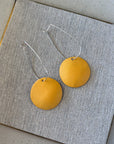 Earrings - Comet Drops love fool mustard