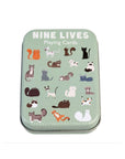 Nine Lives Playing Cards in a Tin