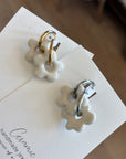 Twigg Ari Earrings - Petal | Cream