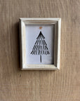 Petite Wooden White Washed Photo Frame