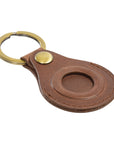 Leather Airtag Key Ring