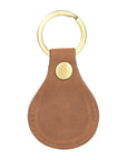 Leather Airtag Key Ring