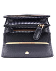 Rugged Hide Black Leonora RUgged Hide Wallet