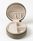 Jewellery, small round case Khaki