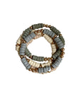 Stella and Gemma Bracelet Set - Greys