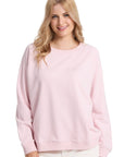 Stella + Gemma Classic Embroidered Sweater - Pink Tulle