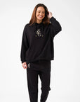 Stella & Gemma Newport Hoodie - Black S+G Logo