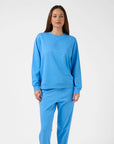 SGSW8274-5 azure sweater logo