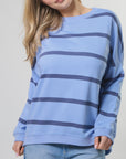 Newport Relaxed Crew Sweat - Cornflower