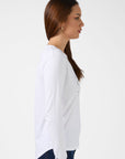 Stella + Gemma Long Sleeve Tee - Grunge Heart | White
