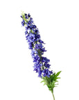 Faux Delphinium Spray Dark - Blue Purple